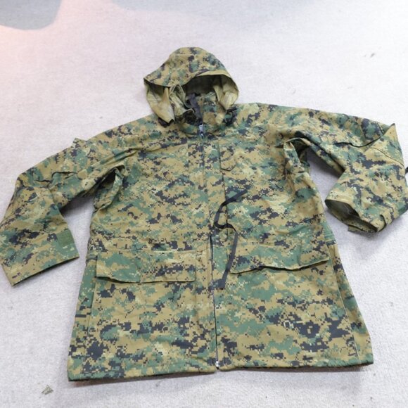 Valley Apparel Jacket Medium Green Gore-Tex Environmental Camo Parka - Picture 1 of 13